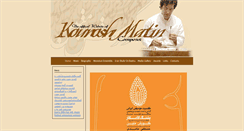 Desktop Screenshot of kouroshmatin.com