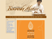 Tablet Screenshot of kouroshmatin.com